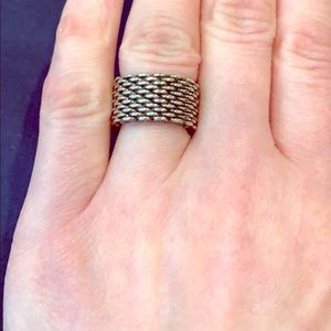 Tiffany & Co. mesh ring